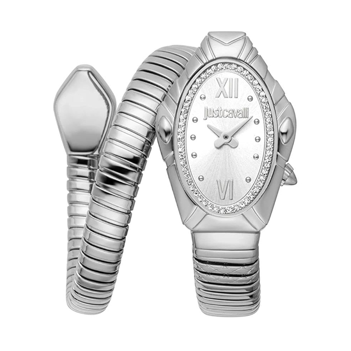 MONTRE JUST CAVALI FEMME SIMPLE ACIER